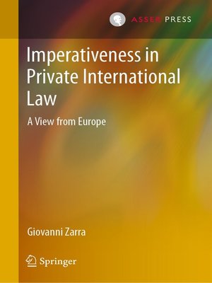 cover image of Imperativeness in Private International Law